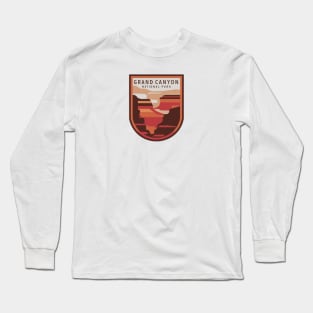 Grand Canyon National Park Travel Emblem Long Sleeve T-Shirt